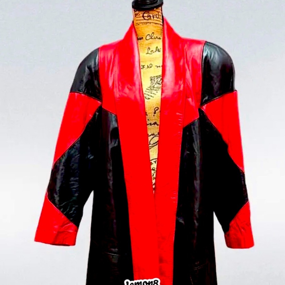 Vintage genuine leather jacket